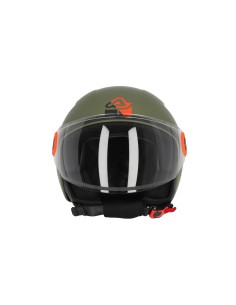 casco acerbis jet modelo brezza 22 06 verde militar 0026061 582 2