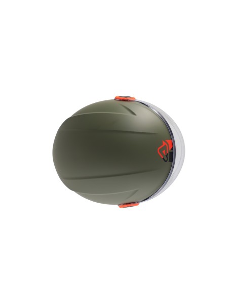 casco acerbis jet modelo brezza 22 06 verde militar 0026061 582