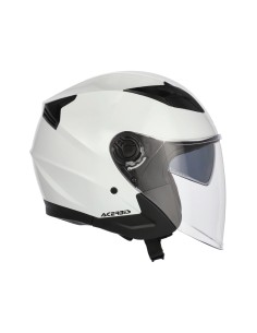 casco jet acerbis firstway 2 0 22 06 0025424 con visor solar para moto road 2