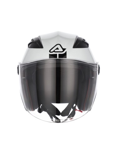 casco jet acerbis firstway 2 0 22 06 0025424 con visor solar para moto road