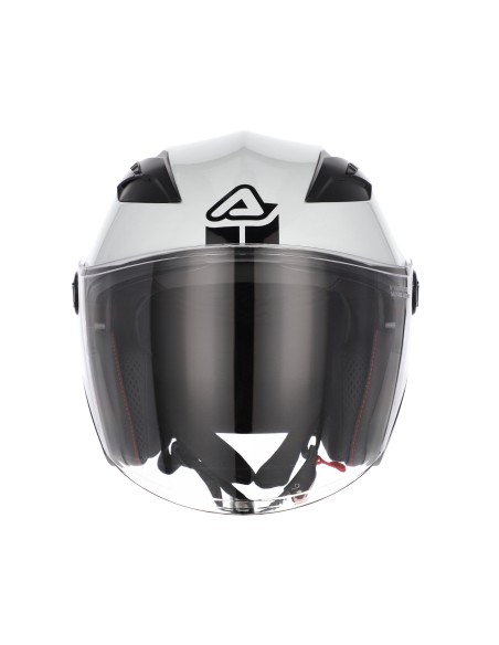 casco jet acerbis firstway 2 0 22 06 0025424 con visor solar para moto road
