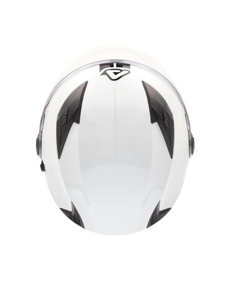 casco jet acerbis firstway 2 0 22 06 0025424 con visor solar para moto road