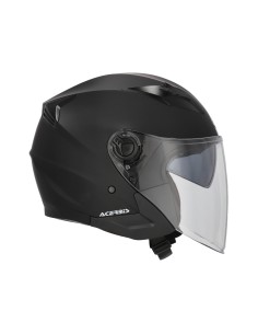 casco jet acerbis firstway 2 0 22 06 negro con visor solar moto road 0025424 091 2