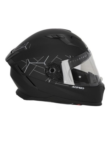 casco integral acerbis x way homologacion 22 06 negro 0025402 090