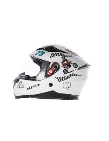 casco integral acerbis junior carlino homologacion 22 06 blanco 0025463 030