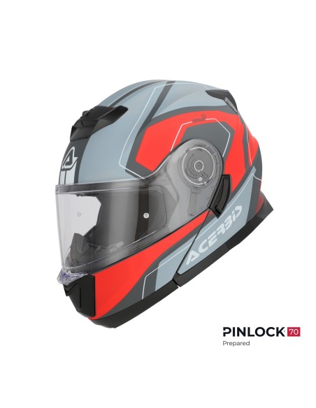 casco acerbis serel 22 06 gris y rojo 0025201 295