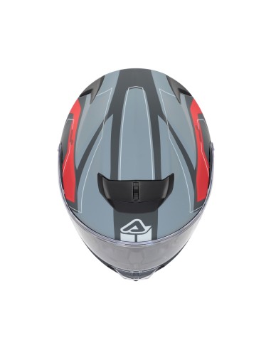 casco acerbis serel 22 06 gris y rojo 0025201 295