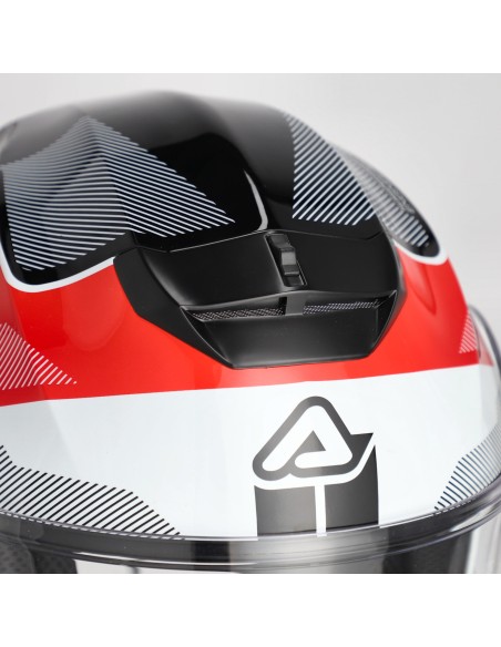 casco modular acerbis serel 22 06 rojo y gris 0025201 239