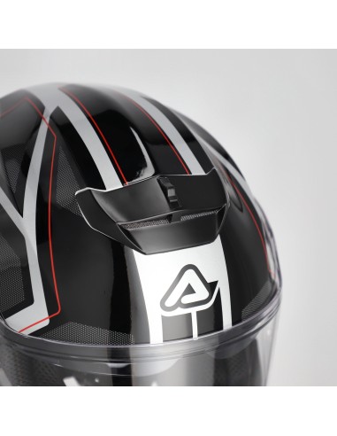 casco modular acerbis serel 22 06 blanco y rojo 0025201 314