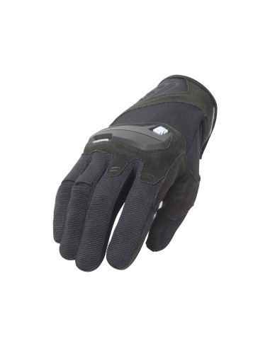 guantes moto acerbis ce x street 0024019 negro touring road con certificacion ce