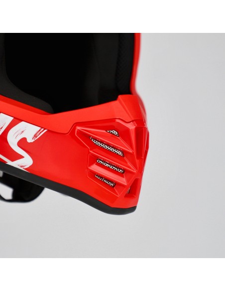 casco acerbis off road junior profile color rojo y negro 0025401 349
