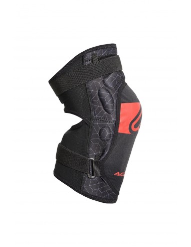 rodillera acerbis color negro y rojo 0023455 323