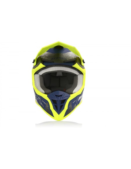 casco acerbis linear amarillo azul y negro talla m 0024473 274