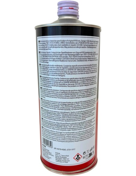 aceite de horquilla kayaba kyb 100m01 01m 5w 1 litro para suspension delantera