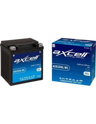 bateria agm gel axcell aix32hl bs 12v 32ah indian y harley davidson
