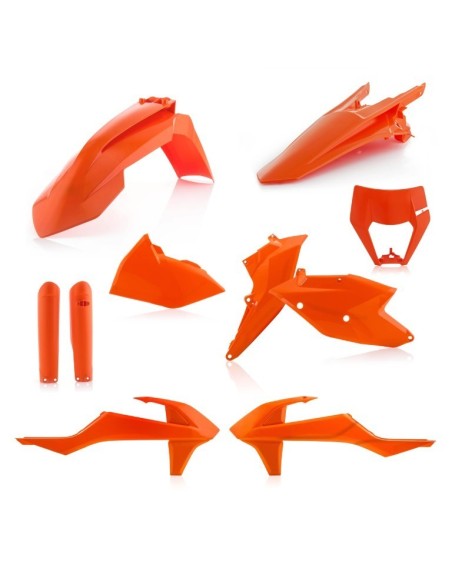 kit completo de plasticos acerbis excexcf 180022371 011 016