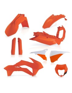 kit completo de plasticos acerbis 0021811 010 ktm exc exc f 2016 naranja 2