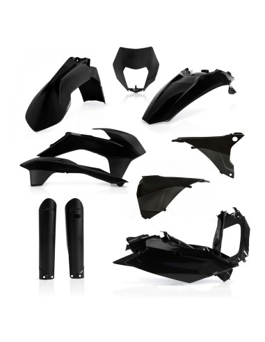 kit completo de plasticos acerbis 0021811 090 ktm exc exc f 2016 negro