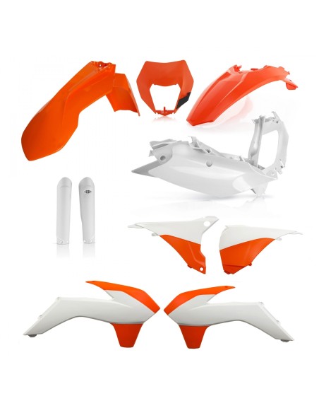 kit completo de plasticos acerbis 0021811 553 016a ktm exc exc f 2016 color original estan