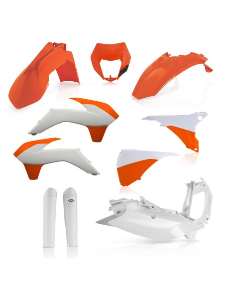 kit completo de plasticos acerbis 0021811 553a ktm exc exc f 2016 color original nd