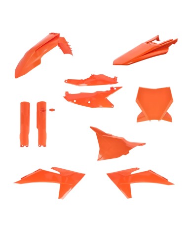 kit completo de plasticos acerbis 0026805 011 016 naranja para ktm sx sx f 125 450 2023