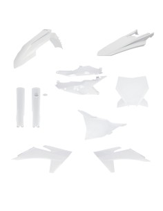 kit completo de plasticos acerbis 0026805 030 blanco para ktm sx sx f 125 450 2023 2024