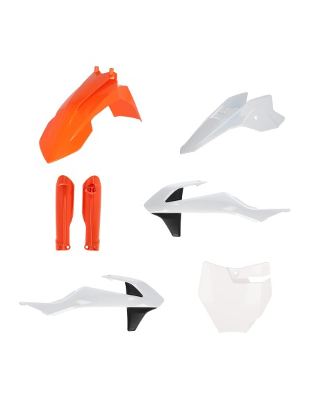 kit de plasticos completo acerbis 0025506 553 017 standard 17 para ktm sx 50 y gasgas mc 5