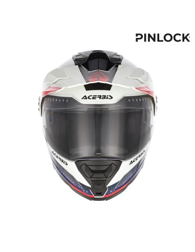 casco modular acerbis rider graphic 0026577 034 blanco azul rojo ece 22 06 p j