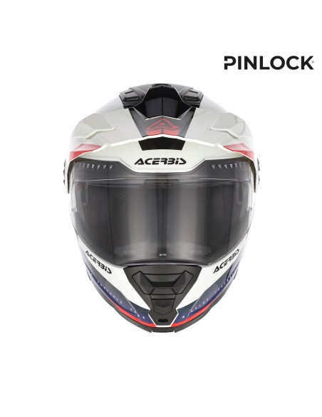 casco modular acerbis rider graphic 0026577 034 blanco azul rojo ece 22 06 p j