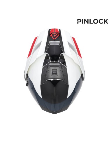 casco modular acerbis rider graphic 0026577 034 blanco azul rojo ece 22 06 p j