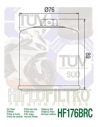 filtro de aceite harley davidson