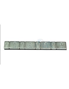 contrapesos adhesivos rubber vulk b00060 fe 5 10 g tira 60 g para equilibrado de llantas 2