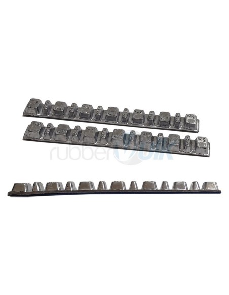 contrapesos adhesivos moto rubber vulk mod 706b negros 5 5 g tira 40 g