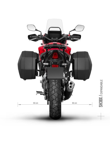 fijacion lateral maletas shad h0nx54if 3p system honda nx 500 cb500x
