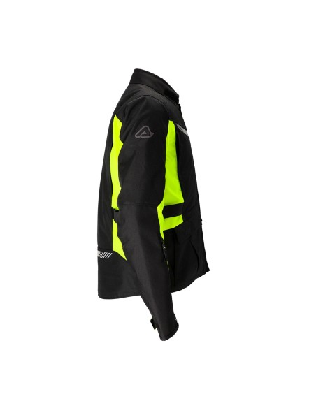 chaqueta x trail acerbis color negro y amarillo talla s ultima unidad