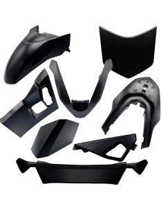 kit plasticos hert honda pcx 125 negro mate 2