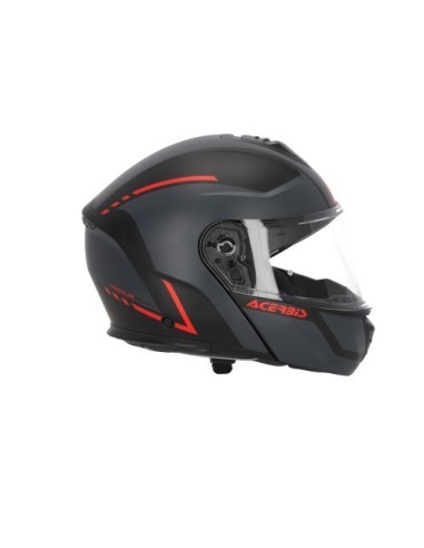casco modular acerbis tdc gris y negro 0025313 293