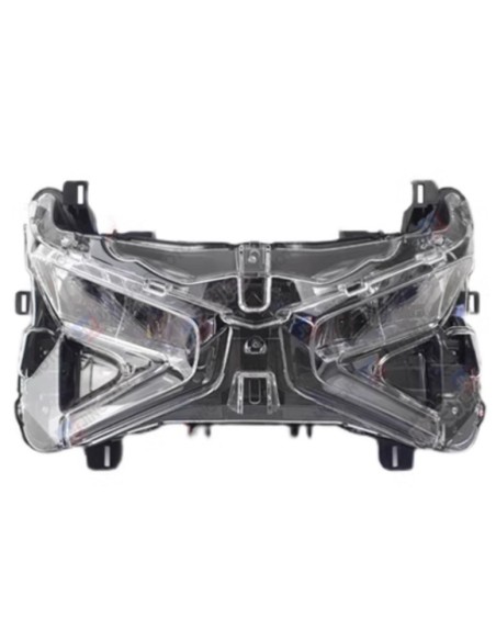 optica delantera led hert 150025 para yamaha x max 125 300 euro5 2023 2024
