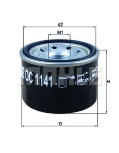 filtro de aceite mahle oc1141