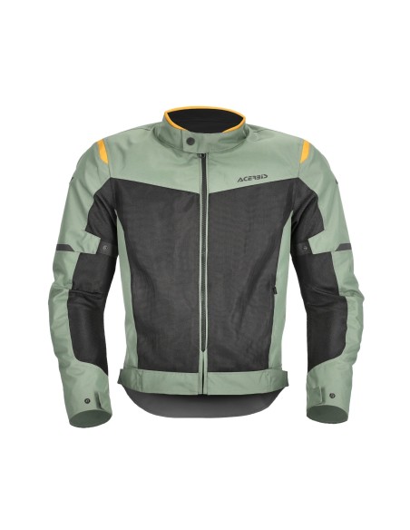 chaqueta acerbis ce ramsey vented 2 0 color verde y amarillo 0026149 374