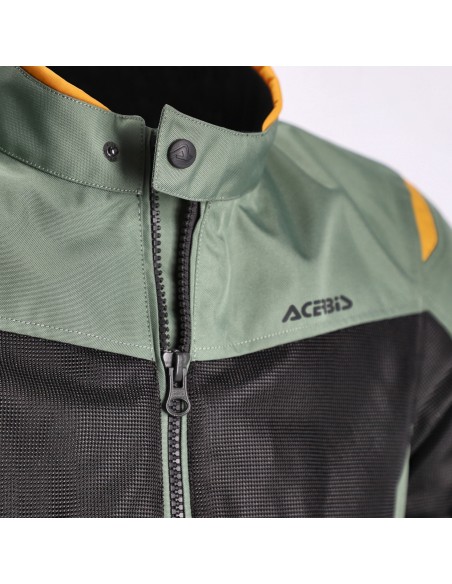 chaqueta acerbis ce ramsey vented 2 0 color verde y amarillo 0026149 374