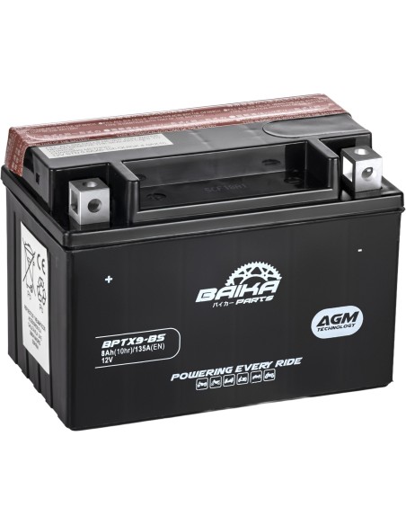 bateria de moto baika parts bptx9bsbai ytx9 bs