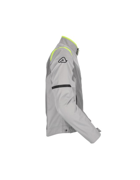 chaqueta acerbis ce ramsey vented 2 0 color gris y amarillo 0026149 290
