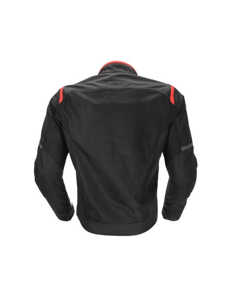 chaqueta acerbis ce ramsey vented 2 0 color rojo y negro 0026149 323
