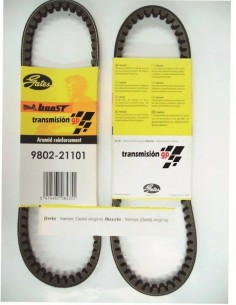 correa para moto derbi vamos 50cc gates 9802 21101