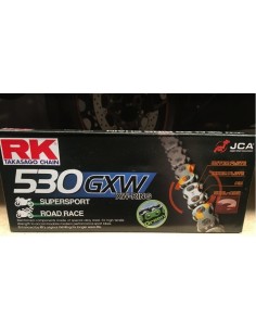 cadena para moto rk 530 gxw xw ring verde 120 pasos mm530zxw120