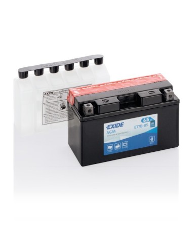 bateria para moto exide agm mc dry yt7b bs