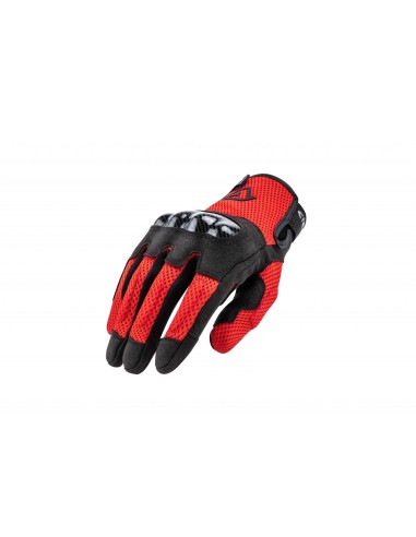 guantes acerbis ramsey my vented negro y rojo 0023478 110