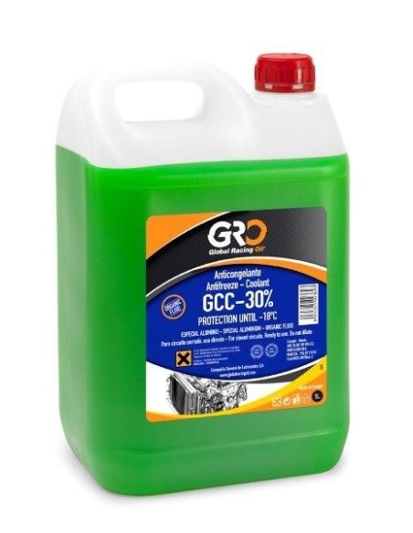 anticongelante de moto gcc 30 long time 5l gro 9012273
