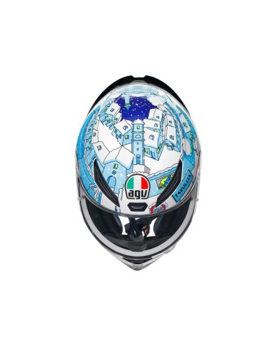 casco de moto agv integral k1 s rossi winter test 2017 talla xs